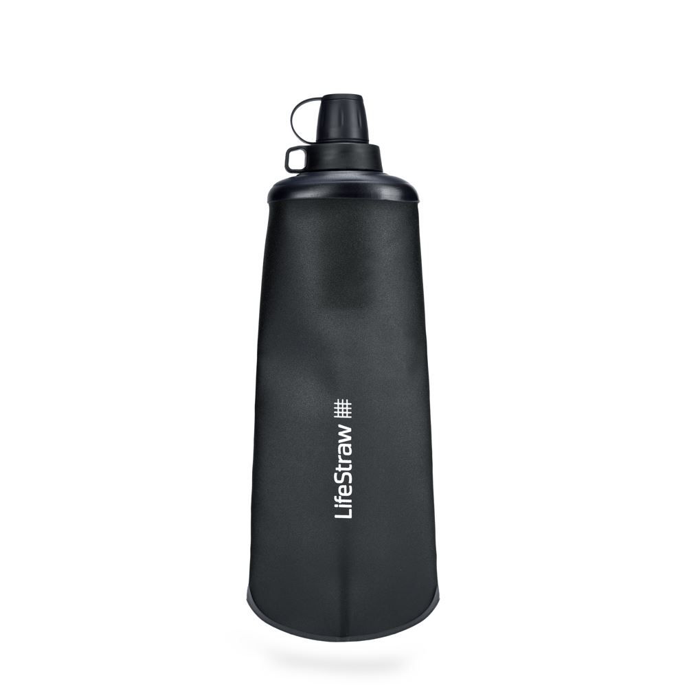 Peak Series Collapsible Squeeze Bottle 1L Drinkfles Met Waterfilter Soellaart.nl