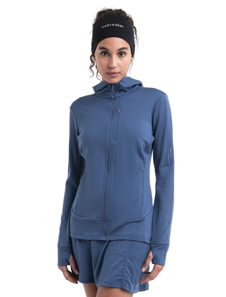 Merino 260 Quantum LS Zip Hoodie Vest Dames Soellaart.nl
