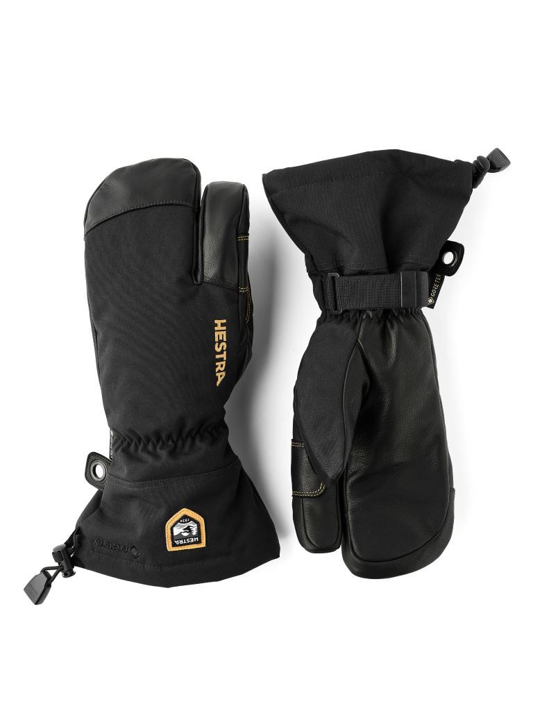 Army Leather Gore-Tex 3 Vinger Handschoen Soellaart.nl