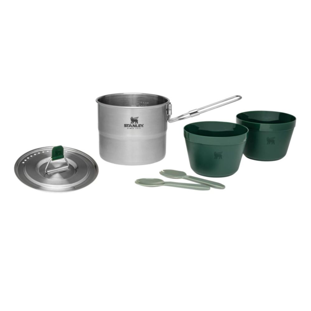 The Stainless Steel Cook Set For Two 1.0L / 1.1Qt Kooktoestel Stainless Steel 1L Soellaart.nl