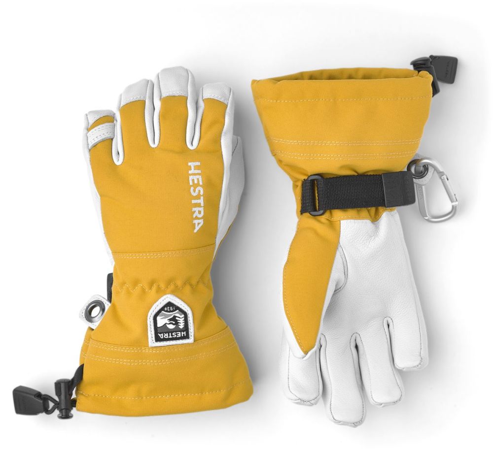 Army Leather Heli Ski Jr. - 5 Finger Kinder Handschoen Soellaart.nl