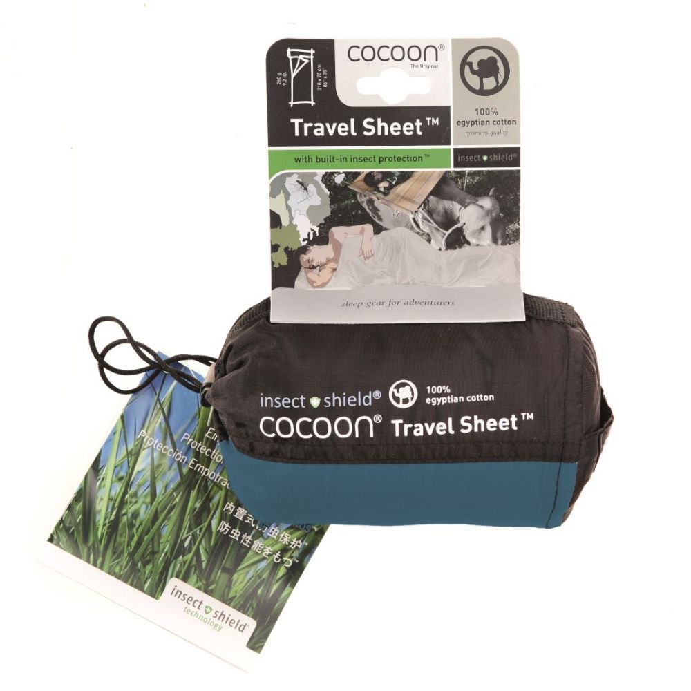 Travel Sheet Insect Shield Egypt Cotton Lakenzak Soellaart.nl