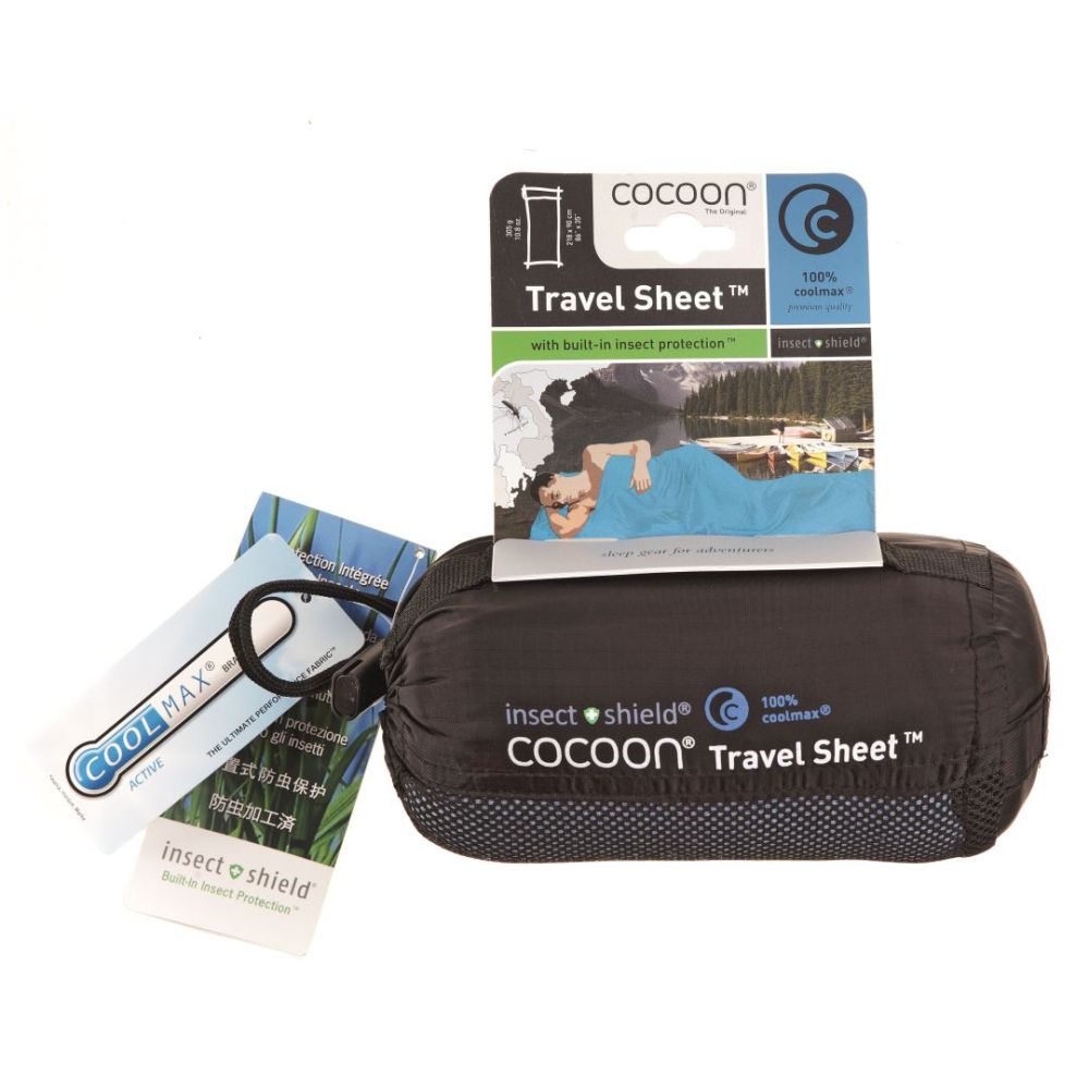 Travelsheet, Insectshield, Coolmax, Ocean Lakenzak Soellaart.nl