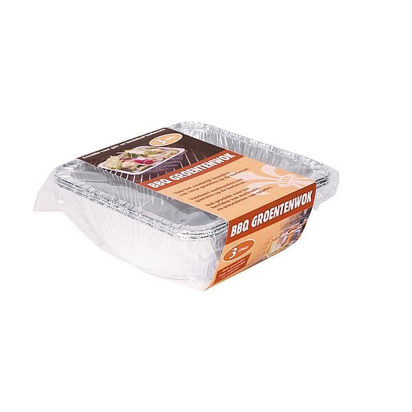 Barbecue Groentewok 16X16 Cm 3 Stuks Barbecue Accessoire Soellaart.nl