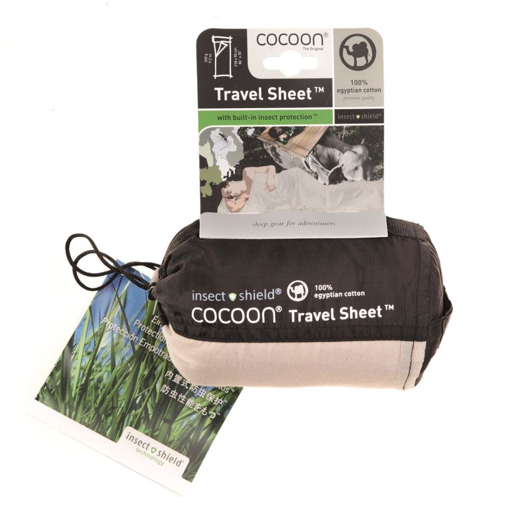 Travel Sheet Xl Insect Shield Egypt Cotton Lakenzak Soellaart.nl