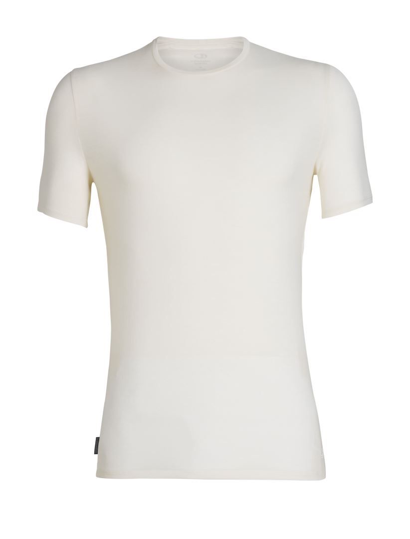 Anatomica SS Crewe Shirt Heren T-shirt Snow L Soellaart.nl