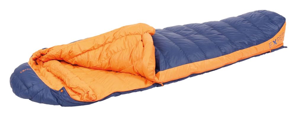 Comfort -10° Mummie Slaapzak Oranje/Blauw XL - Left Soellaart.nl