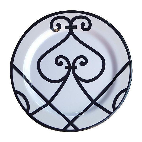Bord Groot Melamine Arabesque 6 Stuks Bord Servies Soellaart.nl