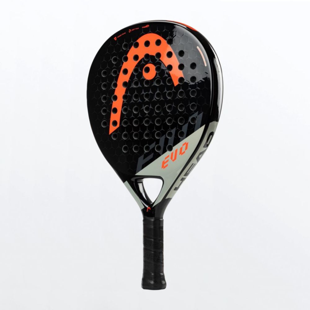 Evo Delta Padel Racket Black/Orange O/S Soellaart.nl