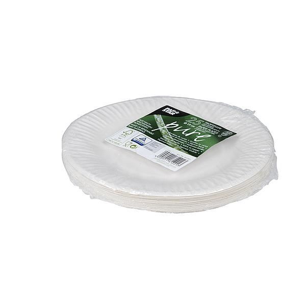 Lunchborden Karton 25 Stuks Wit Servies Soellaart.nl