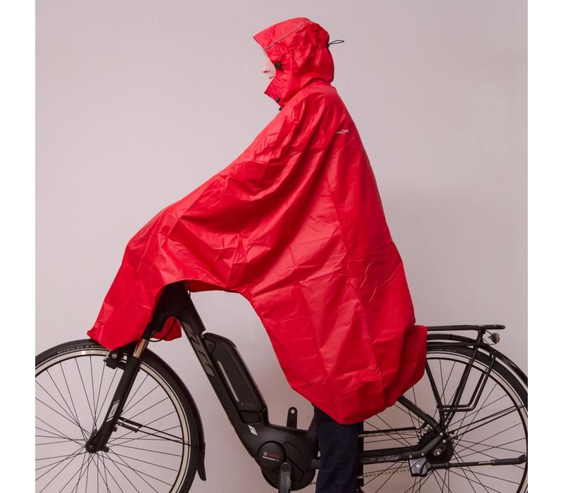 Bicycleponcho Red Poncho Soellaart.nl