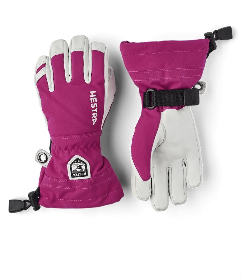 Army Leather Heli Ski Jr 5 Finger Handschoen Kinderen Soellaart.nl