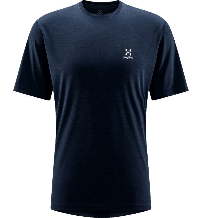 Ridge T-Shirt Heren Tarn Blue Solid M Soellaart.nl