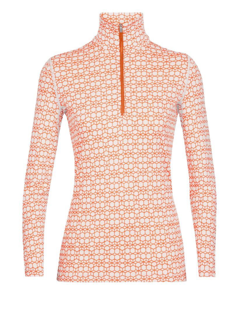 250 Vertex LS Half Zip Alpine Geo Dames Thermoshirt Soellaart.nl