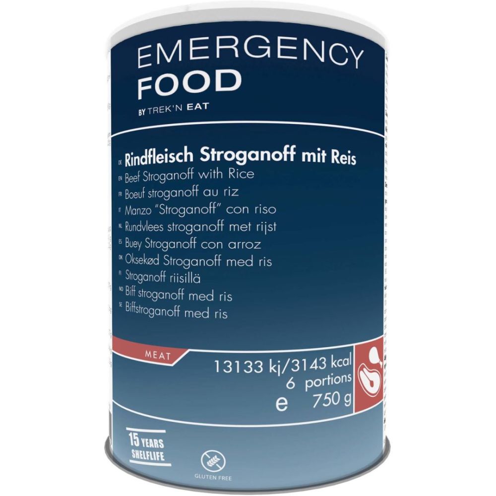 Emergency Food Beef Stroganoff With Rice Reismaaltijd Soellaart.nl