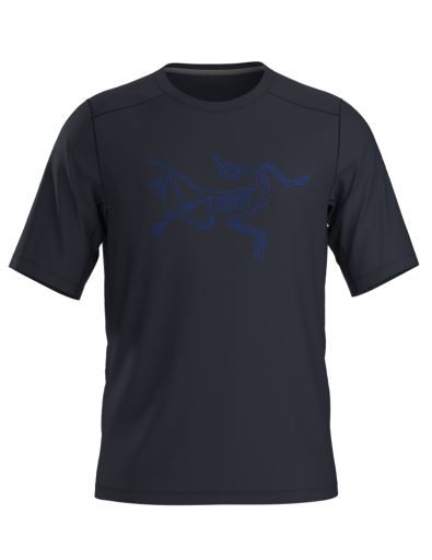 Cormac Logo SS T-Shirt Heren Black Sapphire Heather M Soellaart.nl