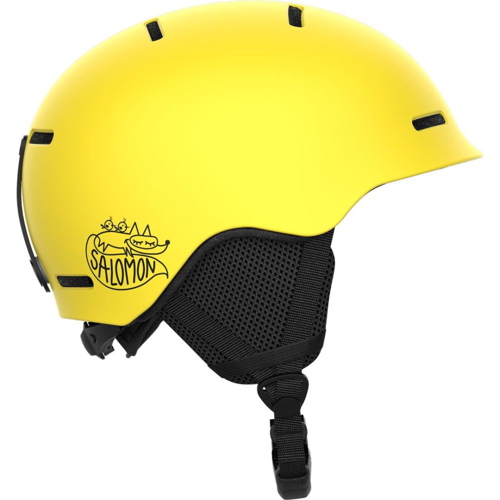 Orka Kinder Helm Vibrant Yellow KM (53-56) Soellaart.nl