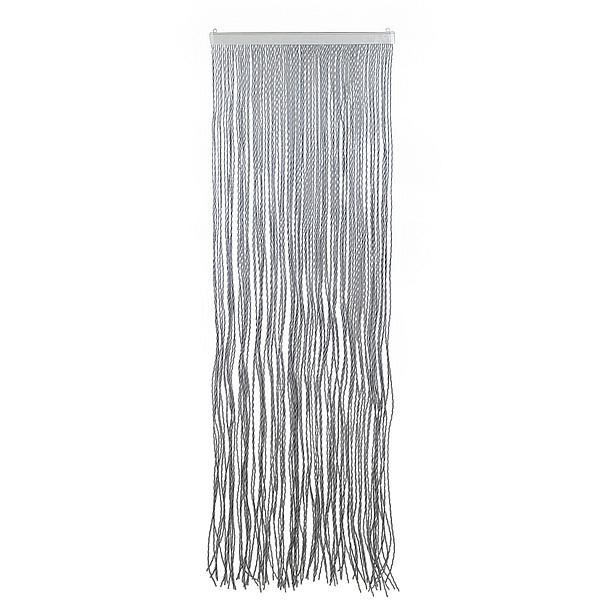 Vliegengordijn String 190X60 Cm Grijs/Wit Accessoire Soellaart.nl