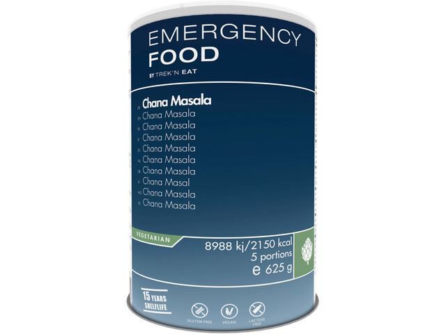 Emergency Food Chana Masala (Chickpeas) Reismaaltijd Soellaart.nl
