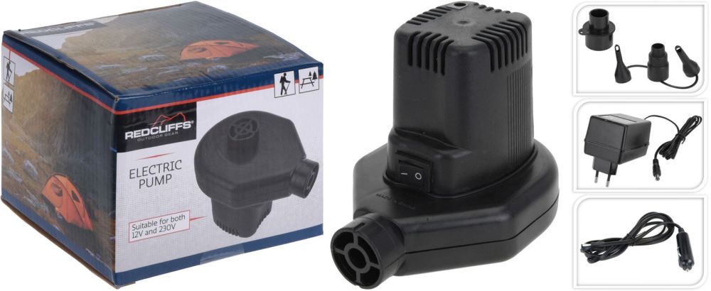 Electrische Pomp 12 Volt/230 Volt Luchtbedpomp Soellaart.nl