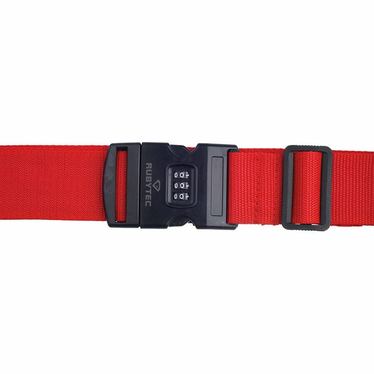 3 Dial Luggage Strap Red Soellaart.nl