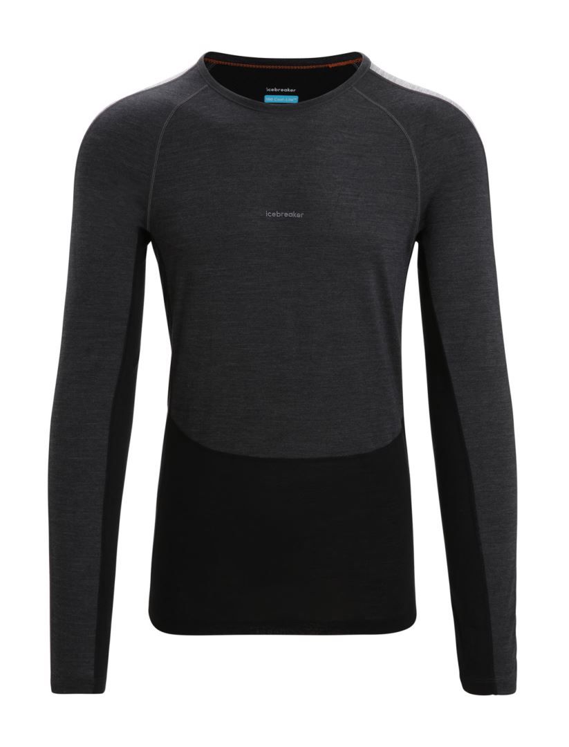 Icebreaker 125 ZoneKnit LS Crewe Heren Thermoshirt Soellaart.nl