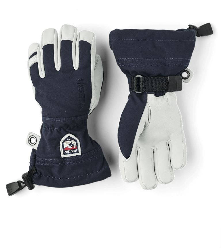 Army Leather Heli Ski Jr 5 Finger Handschoen Kinderen Soellaart.nl
