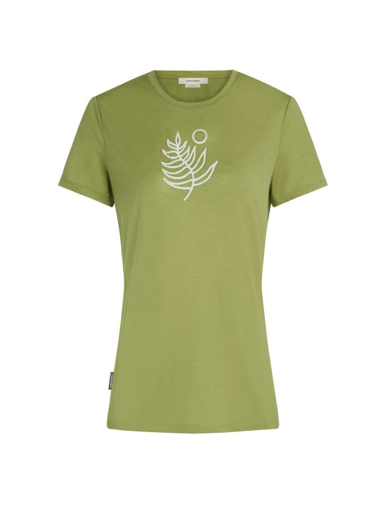 150 Tech Lite SS Fresh Fern T-shirt Dames Soellaart.nl