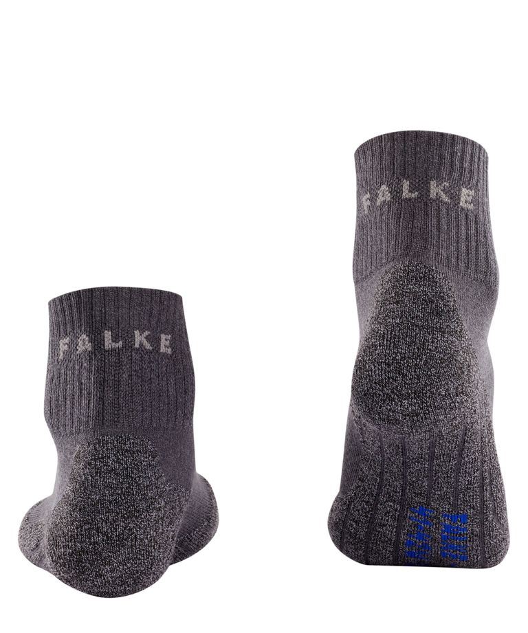Falke TK2 Explore Cool Korte Wandelsok Heren Asphalt Mel. 44-45