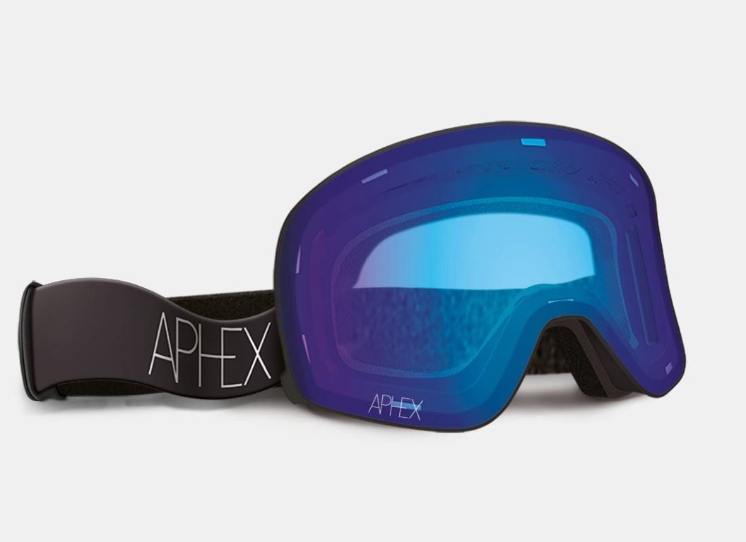Aphex VIrgo Sneeuwbril Matt Black/Photochromatic Revo Blue One Size