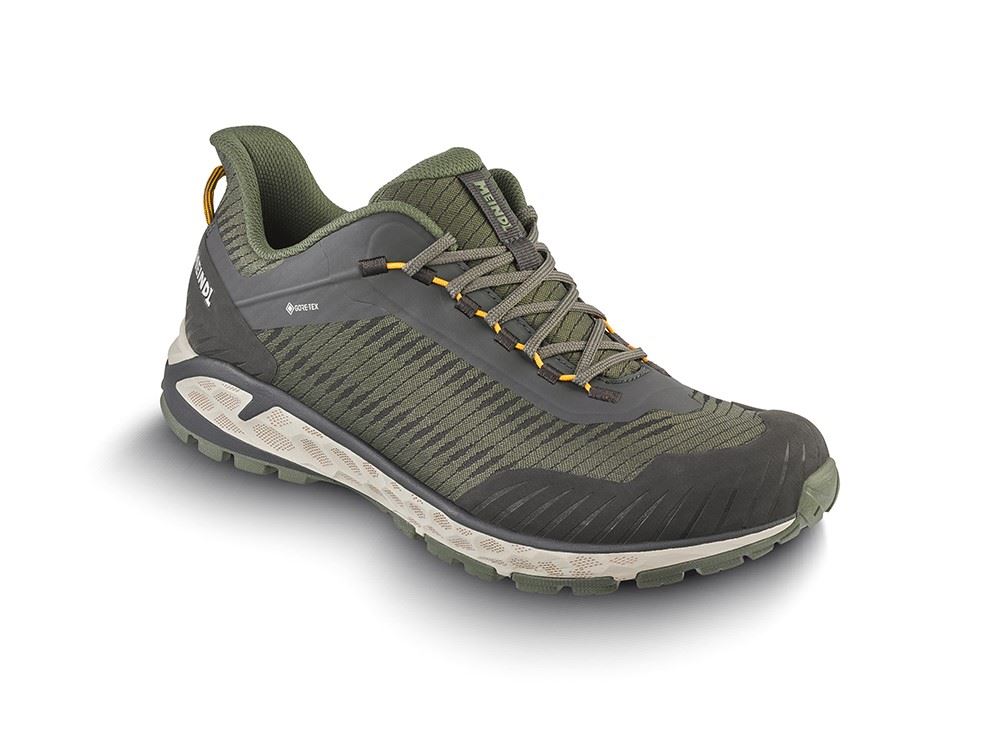 Meindl Power Walker 4.2 Lage Wandelschoen Heren Oliv/Orange 11, 5