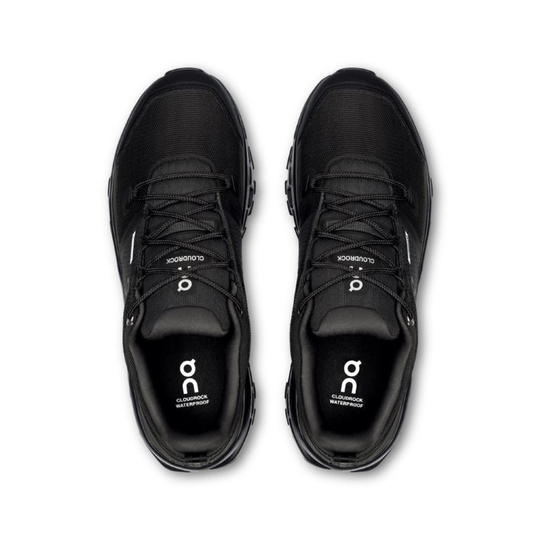 On Cloudrock Low Waterproof Lage Wandelschoen Heren Black | Black 46