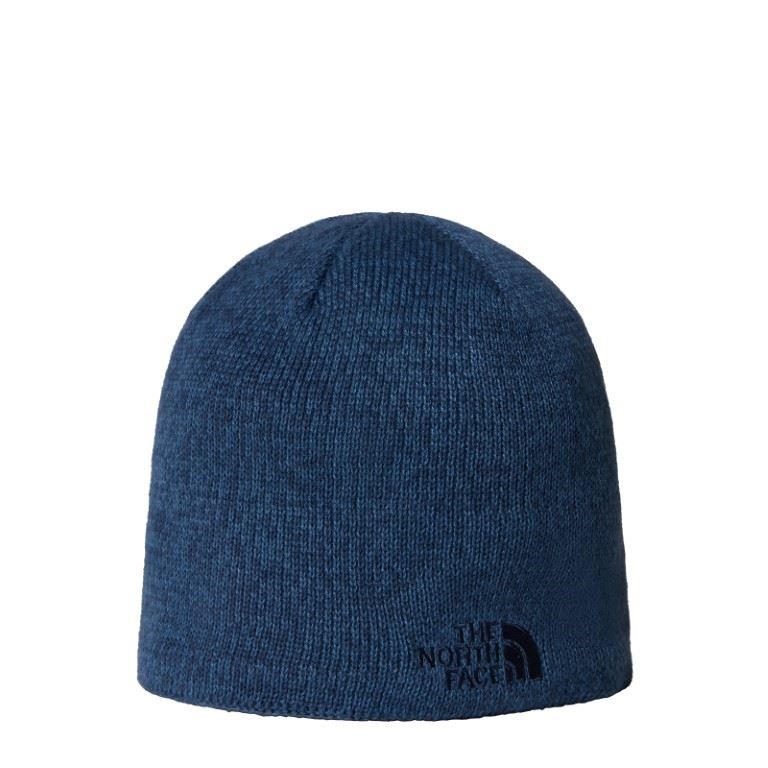 The North Face Jim Beanie Muts Heren Shady Blue Heather One Size