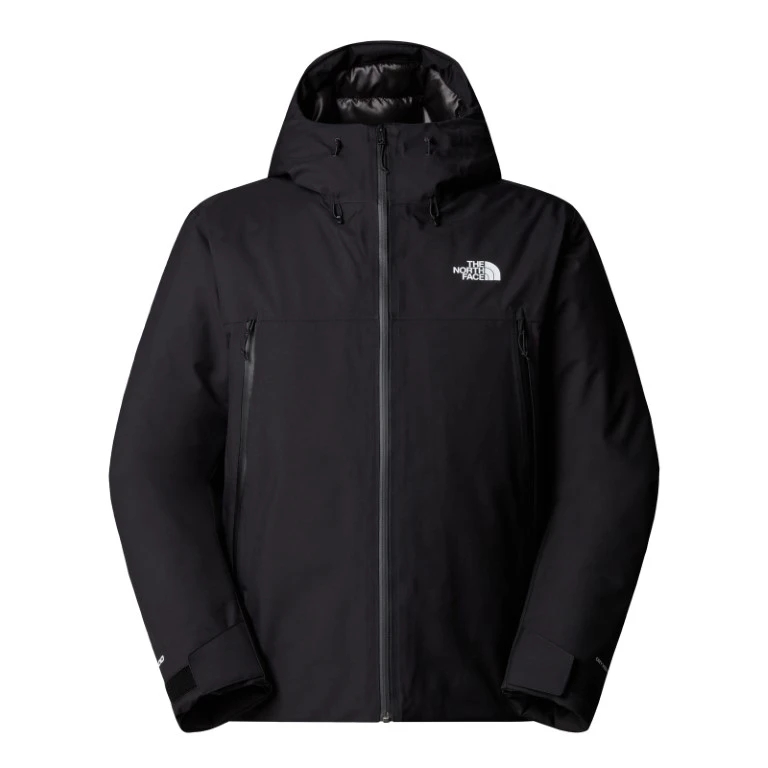 The North Face Mountain Range Down Hooded Winterjas Heren TNF Black/TNF Black L
