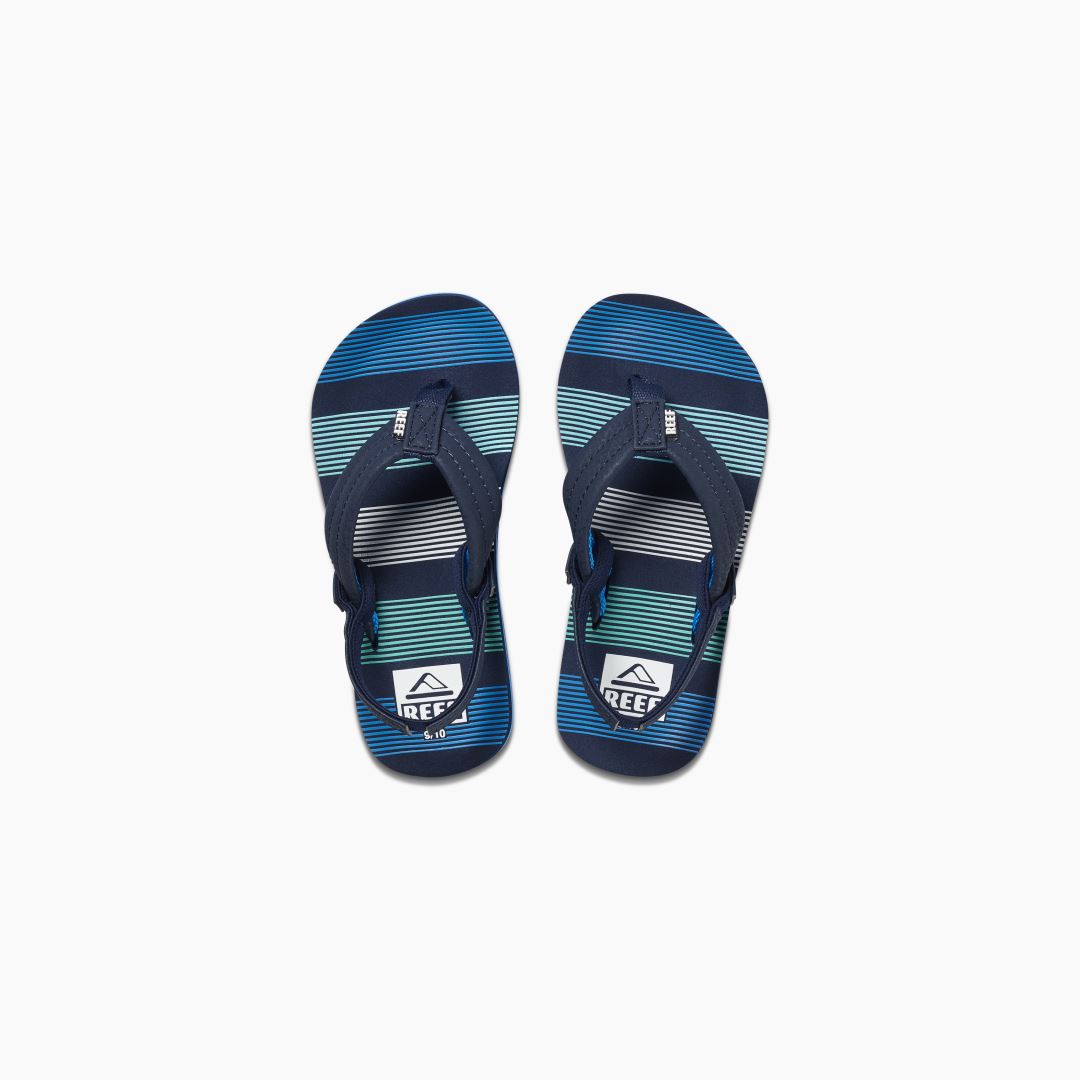 Reef Little Ahi Slipper Kinderen Deep Sea Stripes 10T