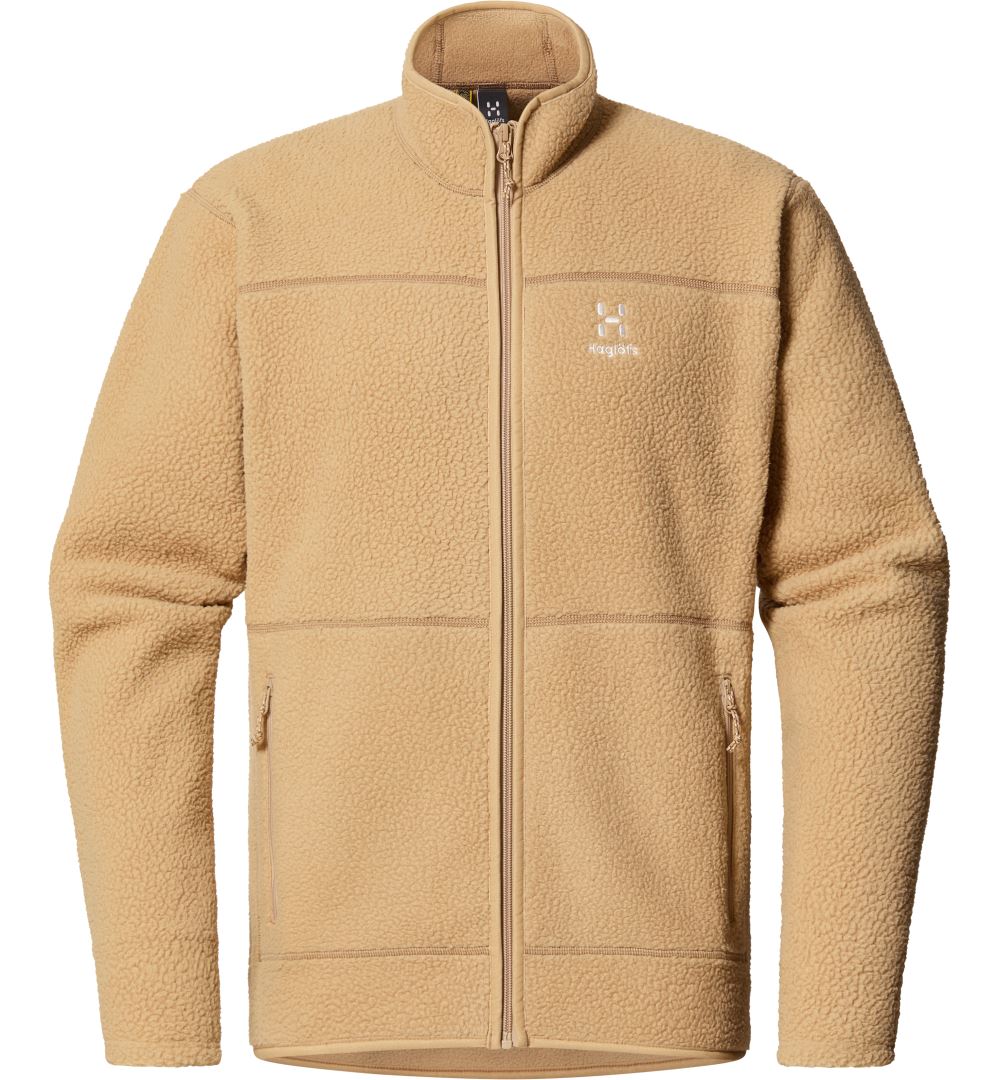 Haglofs Mossa Pile Fleece Voering Met Ritssluiting Beige M Man