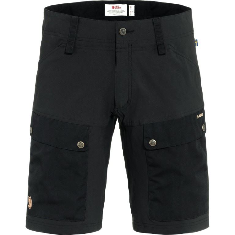 Fjallraven Keb Heren Kortebroek Black-Black 50