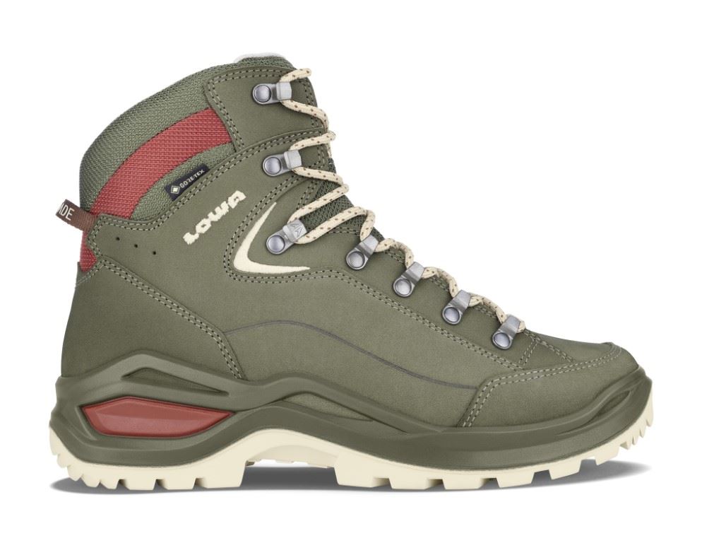 Lowa Renegade Evo Gtx Mid Hoge Wandelschoen Dames Grey Green/Panna 7