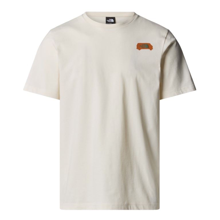 The North Face Outdoor Graphic S/S T-shirt Heren White Dune L