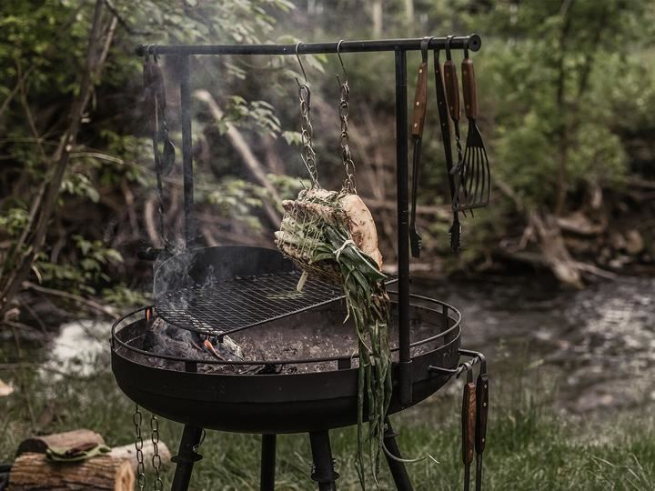 Cowboy Fire Pit Grill System/Grill Systeem Bbq Houtskool barbecue