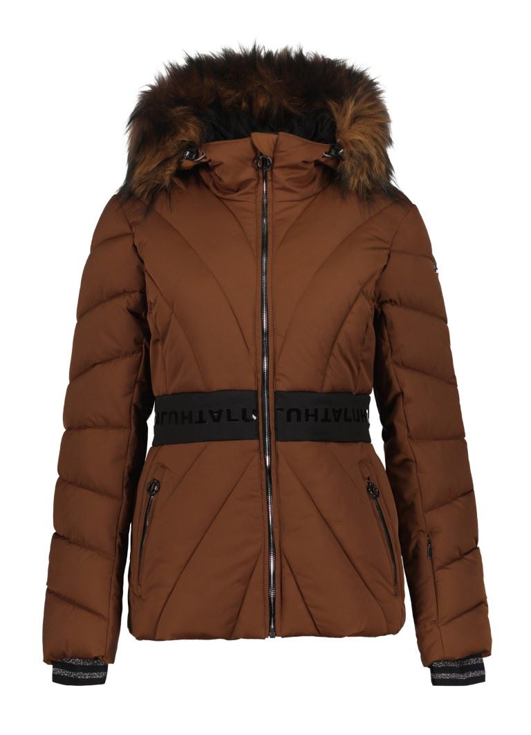Luhta Hakolahti Wintersportjas Dames Chocolate Brown 44