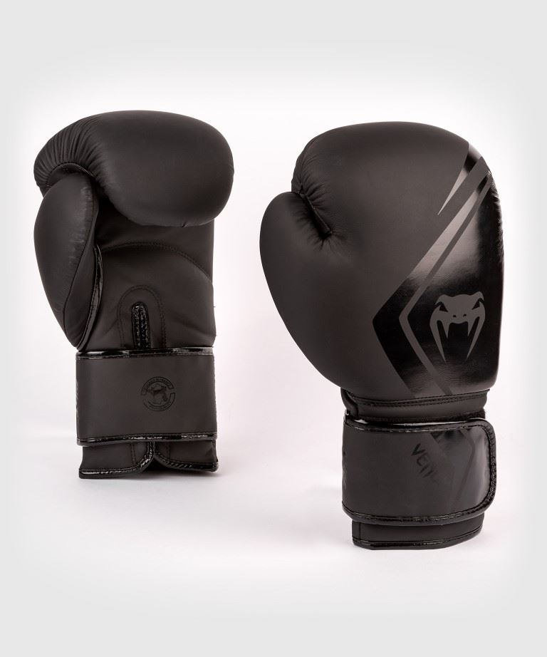 Venum Contender Bokshandschoenen 2.0 Zwart op Zwart 16 OZ