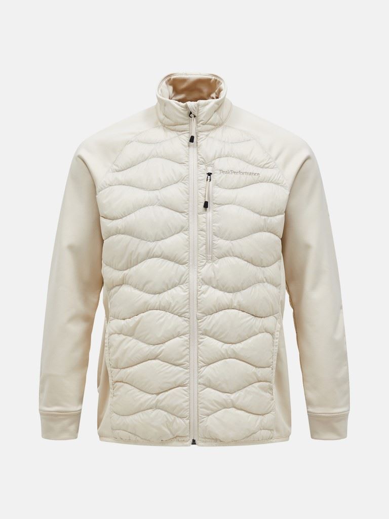 Peak Performance Helium Hybrid Down Isolatiejas Heren Sand Fog M