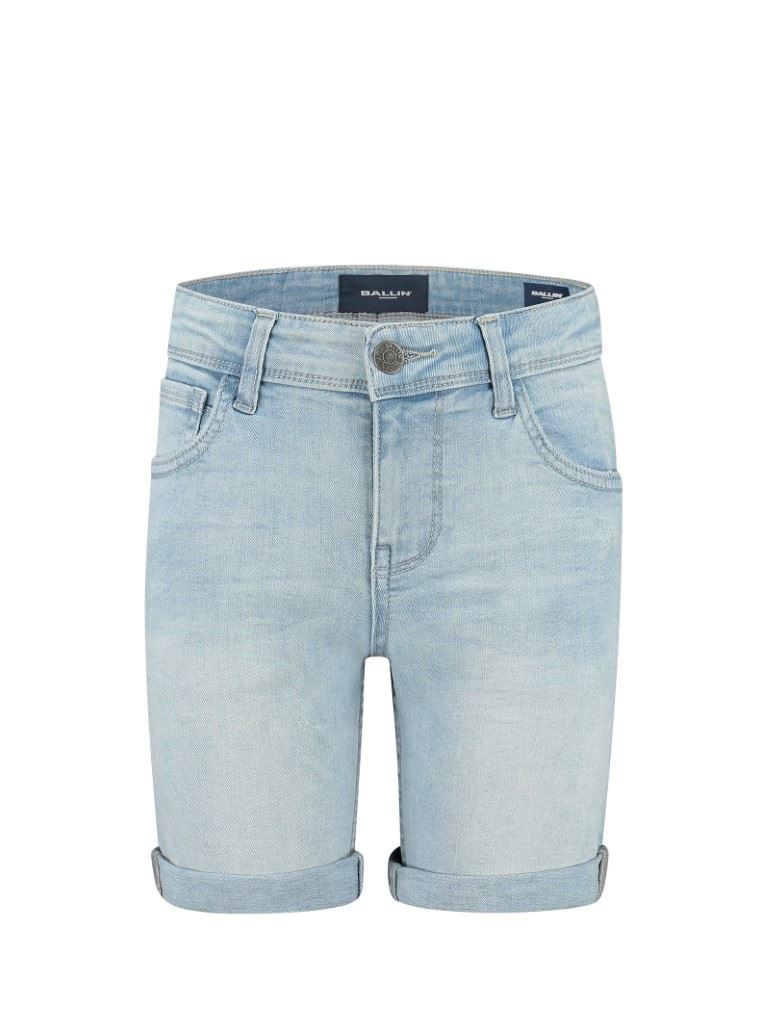 Ballin The Jaxx Slim fit Denim Kortebroek Kinderen Denim Light Blue 12