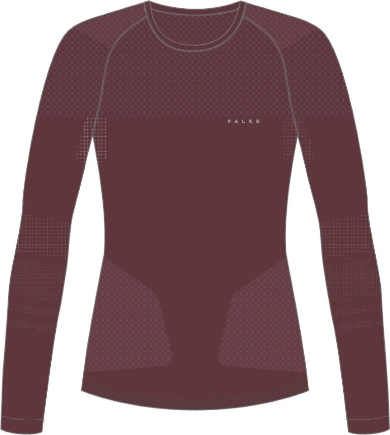 Falke Ls Wool-Tech Shirt Dames Barolo Xl