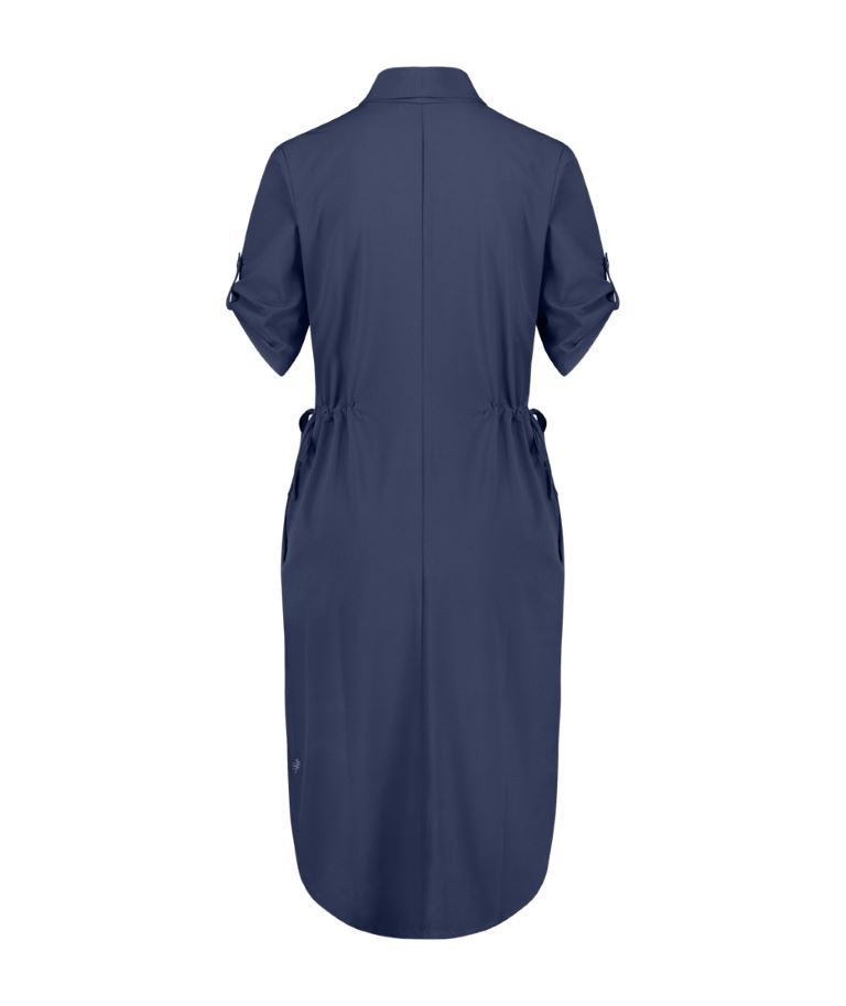 Royal Robbins Spotless Traveler S/S Jurk Dames Navy S
