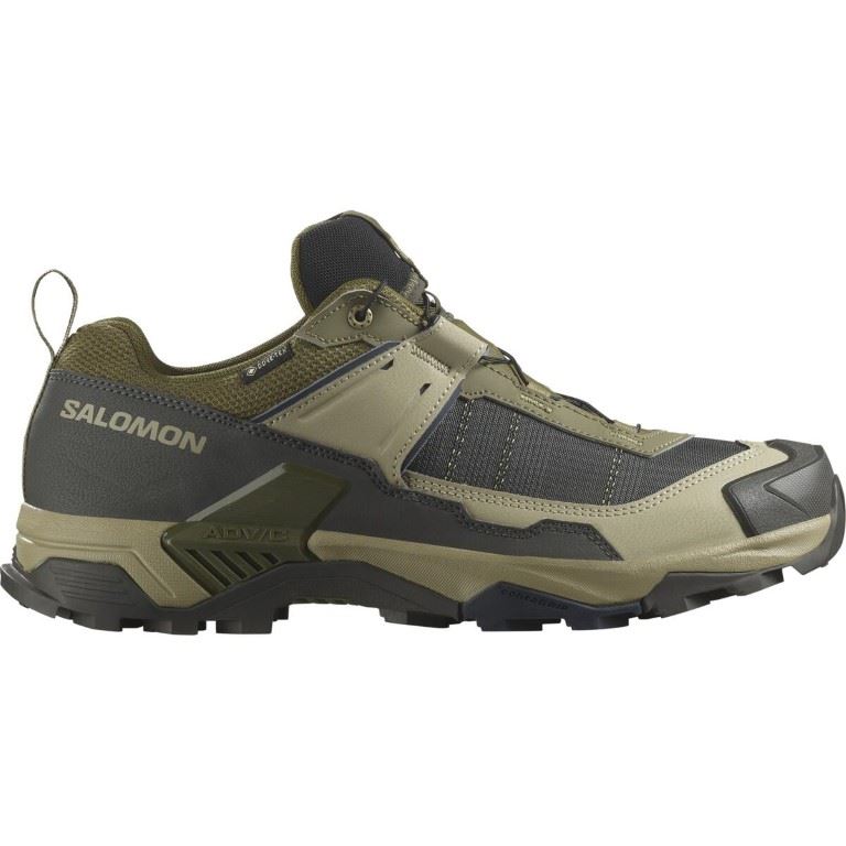 Salomon X ULTRA 5 GORE-TEX Lage Wandelschoen Heren Martini Olive/Gray Green/Blue Nights 12