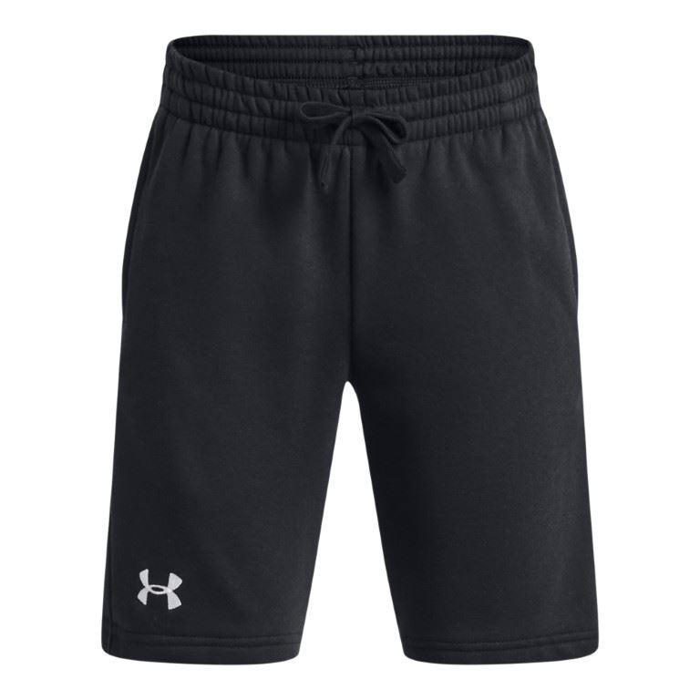 Under Armour Rival Fleece Sport Korte Broek Kinderen Black/White XL