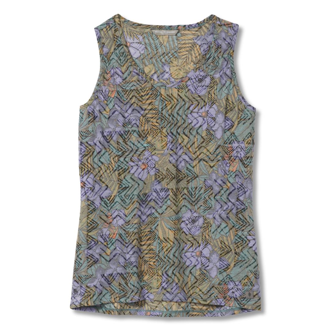 Royal Robbins Featherweight Tank Shirt Dames Sea Pine Mauka Pt XL