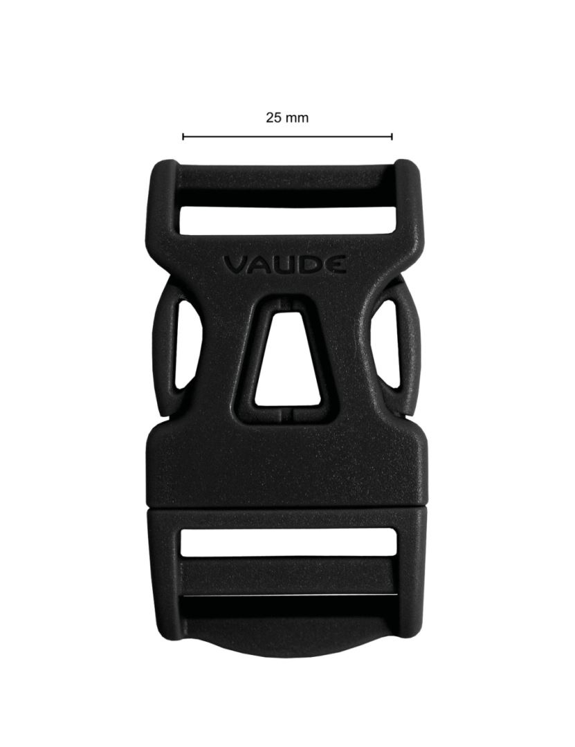 Vaude Steckschnalle 25 Mm Single Adjust Gesp black 25 mm
